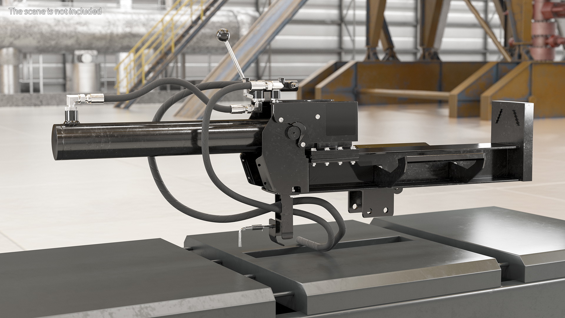 Hydraulic Log Splitter 3D