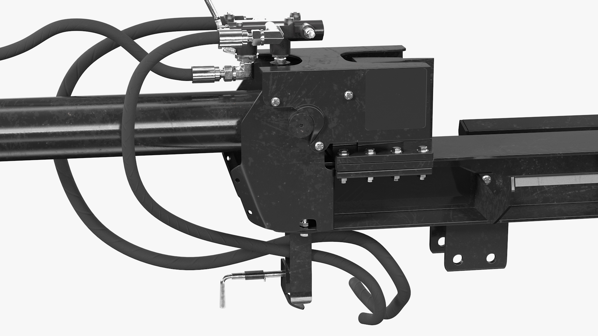 Hydraulic Log Splitter 3D