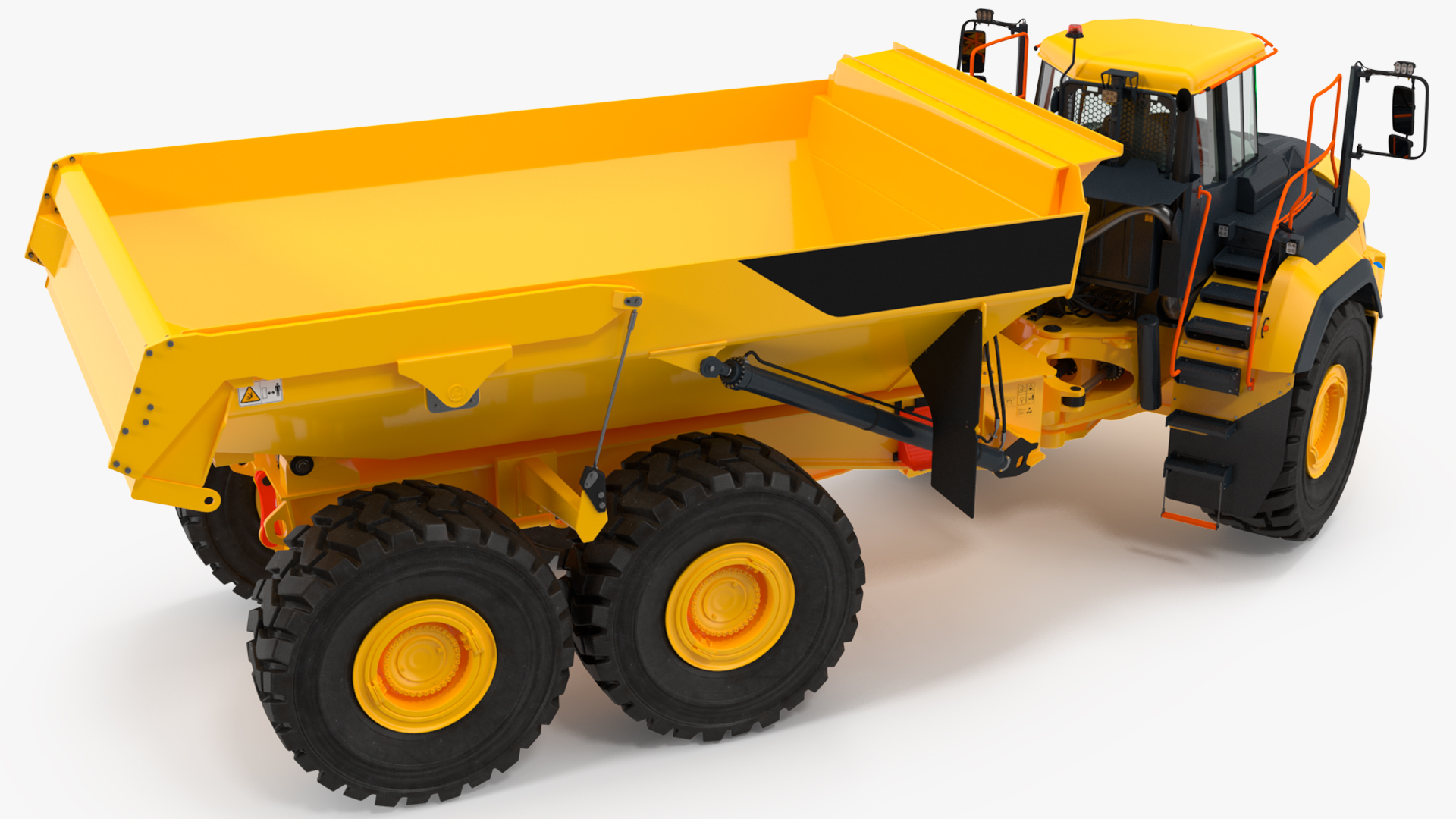 Articulated Dump Truck Rigged 3D model