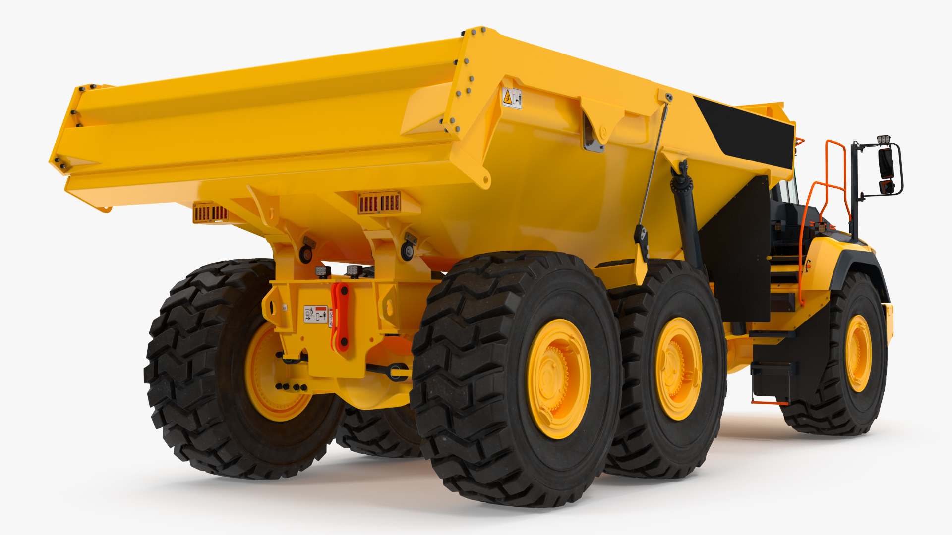 Articulated Dump Truck Rigged 3D model