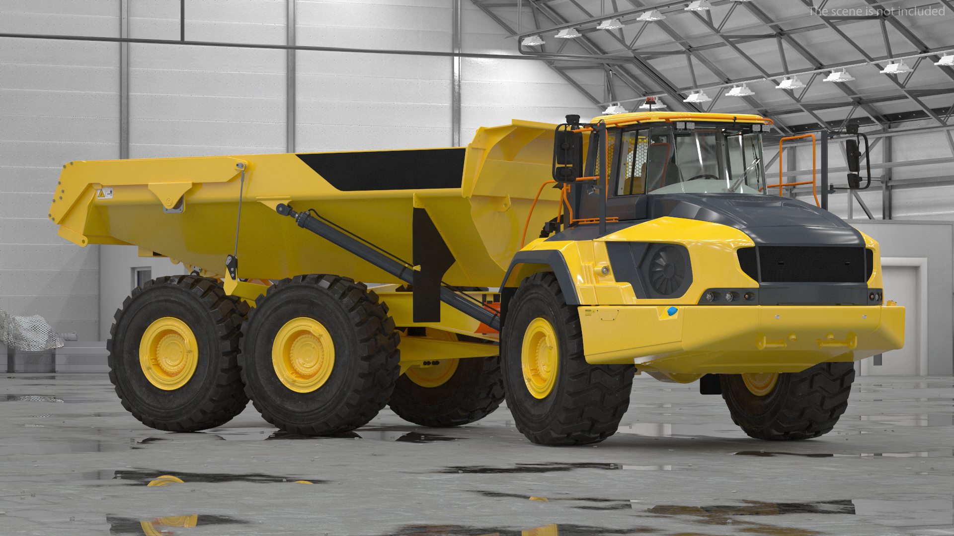 Articulated Dump Truck Rigged 3D model