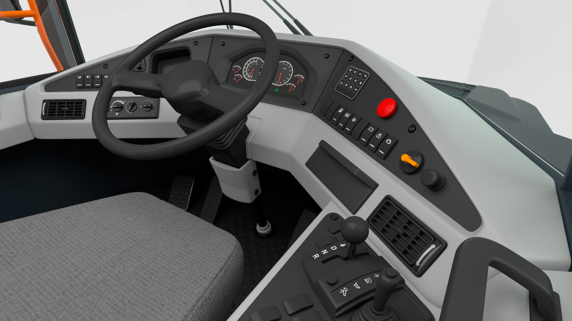 Articulated Dump Truck Rigged 3D model