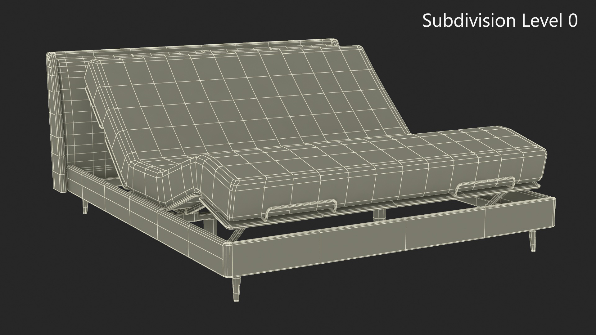 3D Smart Bed Pro Xiaomi Blue Curved Mattress