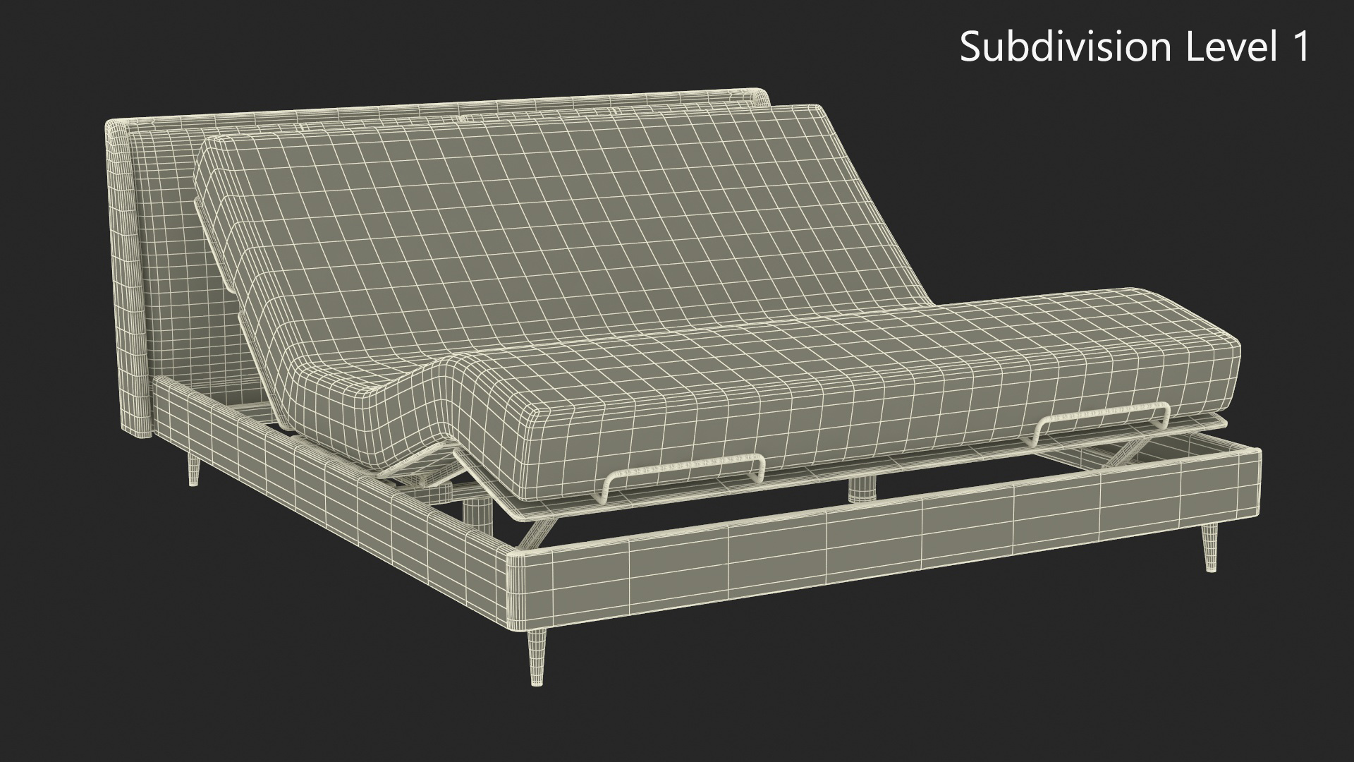 3D Smart Bed Pro Xiaomi Blue Curved Mattress