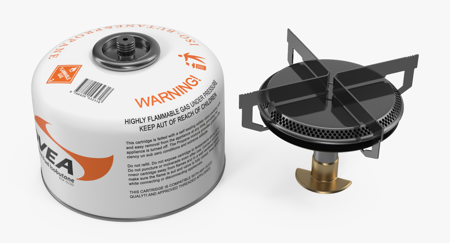 Single Burner Camping Gas Stove Kovea 3D