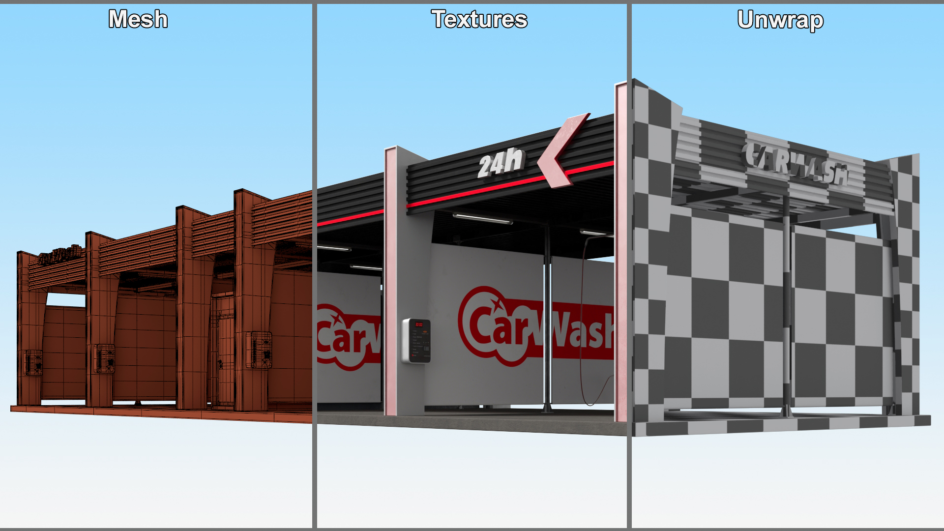 3D Self Service Car Wash