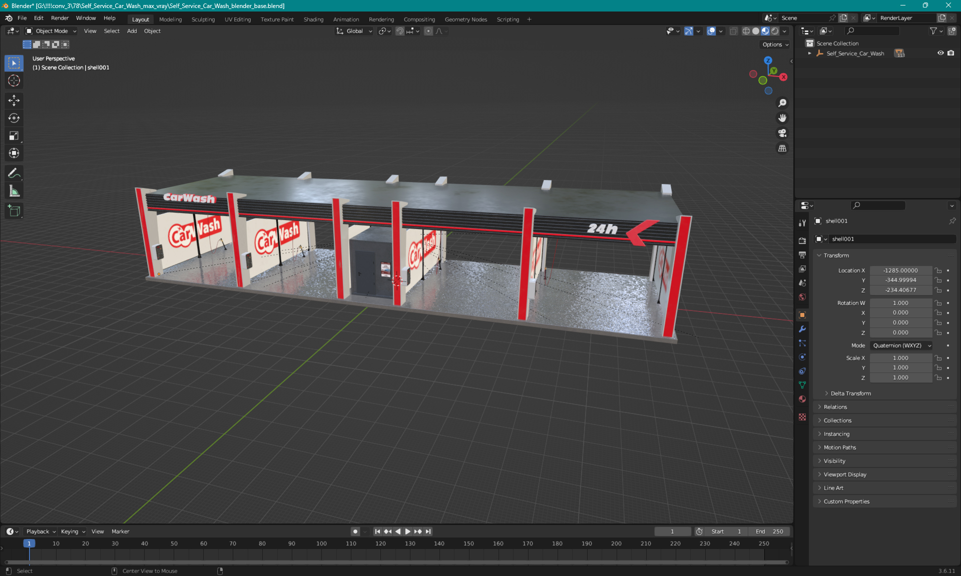 3D Self Service Car Wash