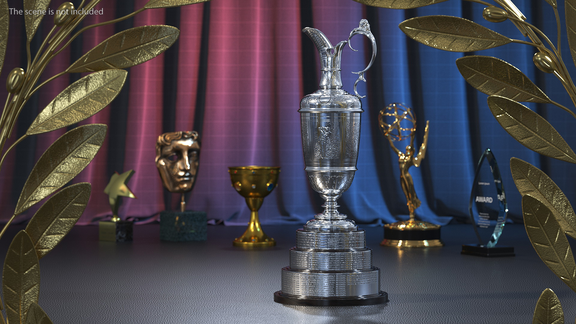 3D Claret Jug British Open model