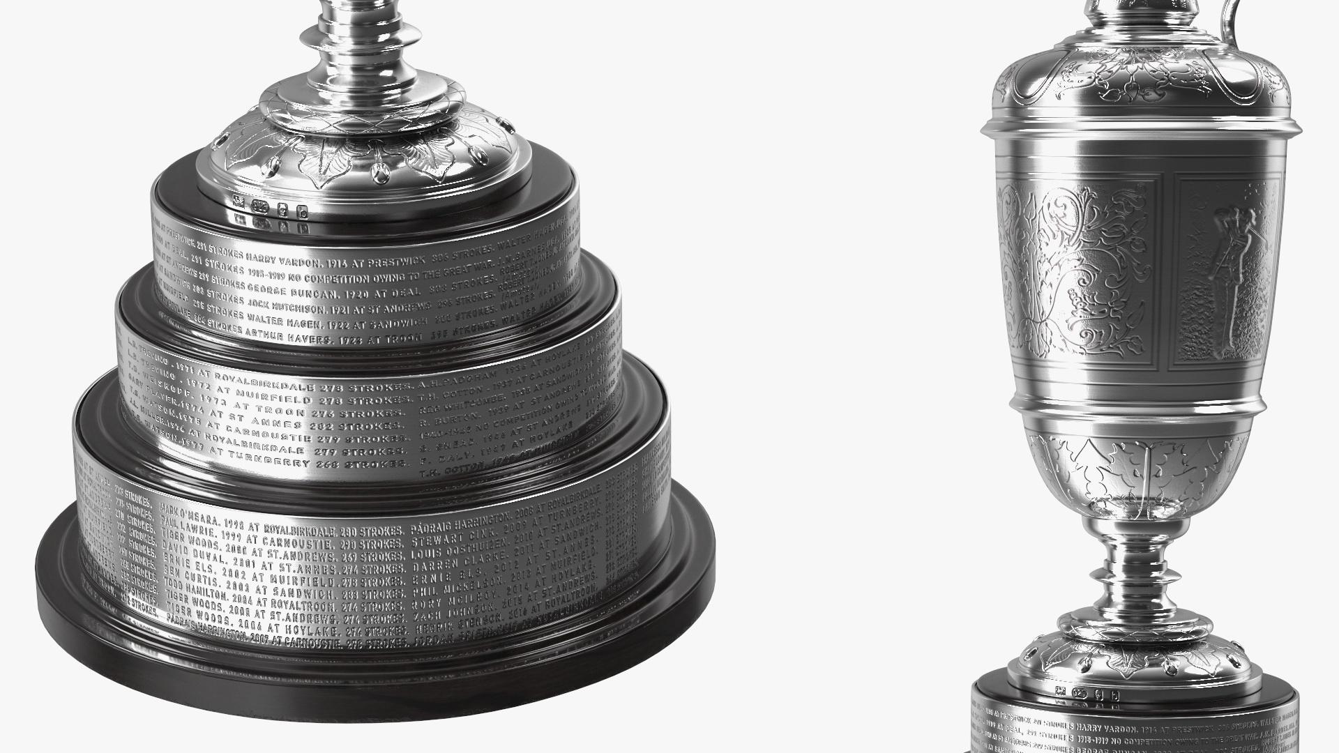 3D Claret Jug British Open model
