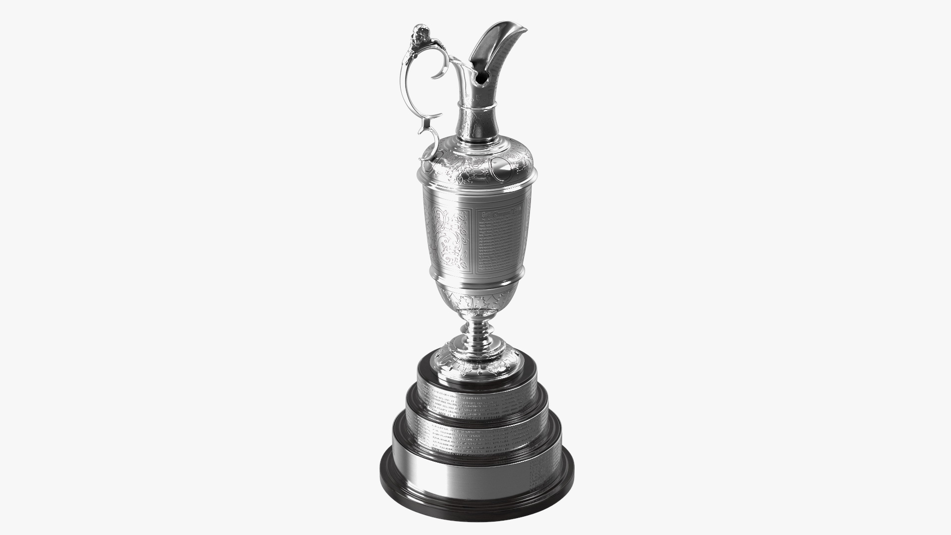 3D Claret Jug British Open model