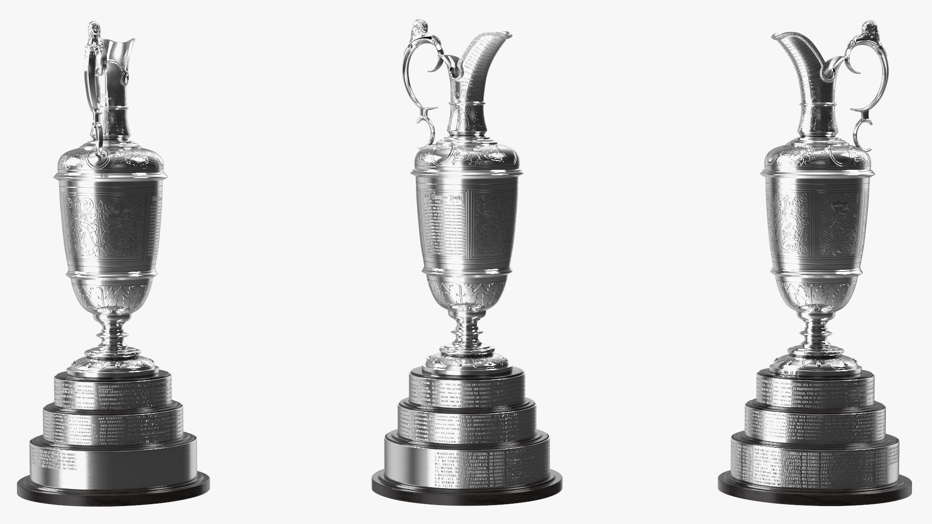 3D Claret Jug British Open model