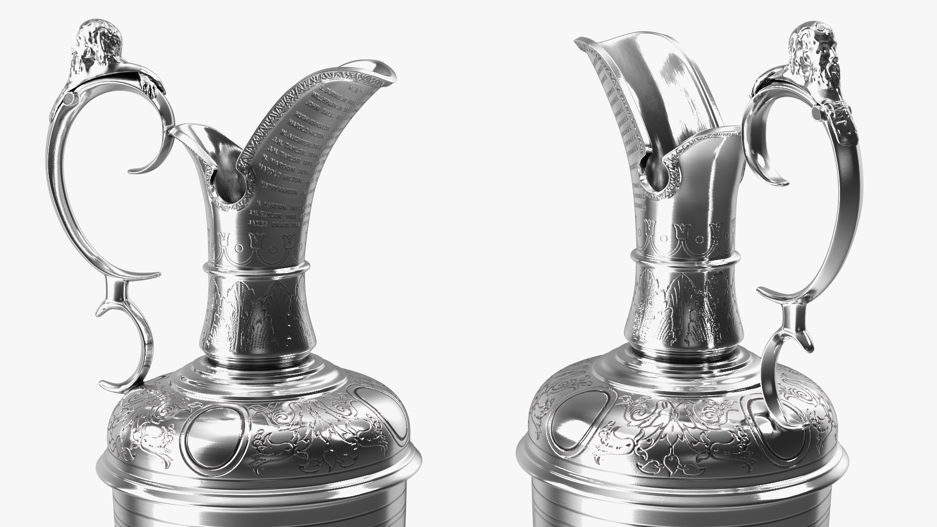 3D Claret Jug British Open model