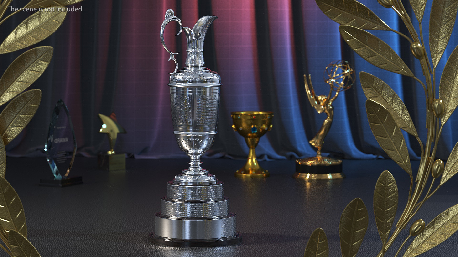 3D Claret Jug British Open model