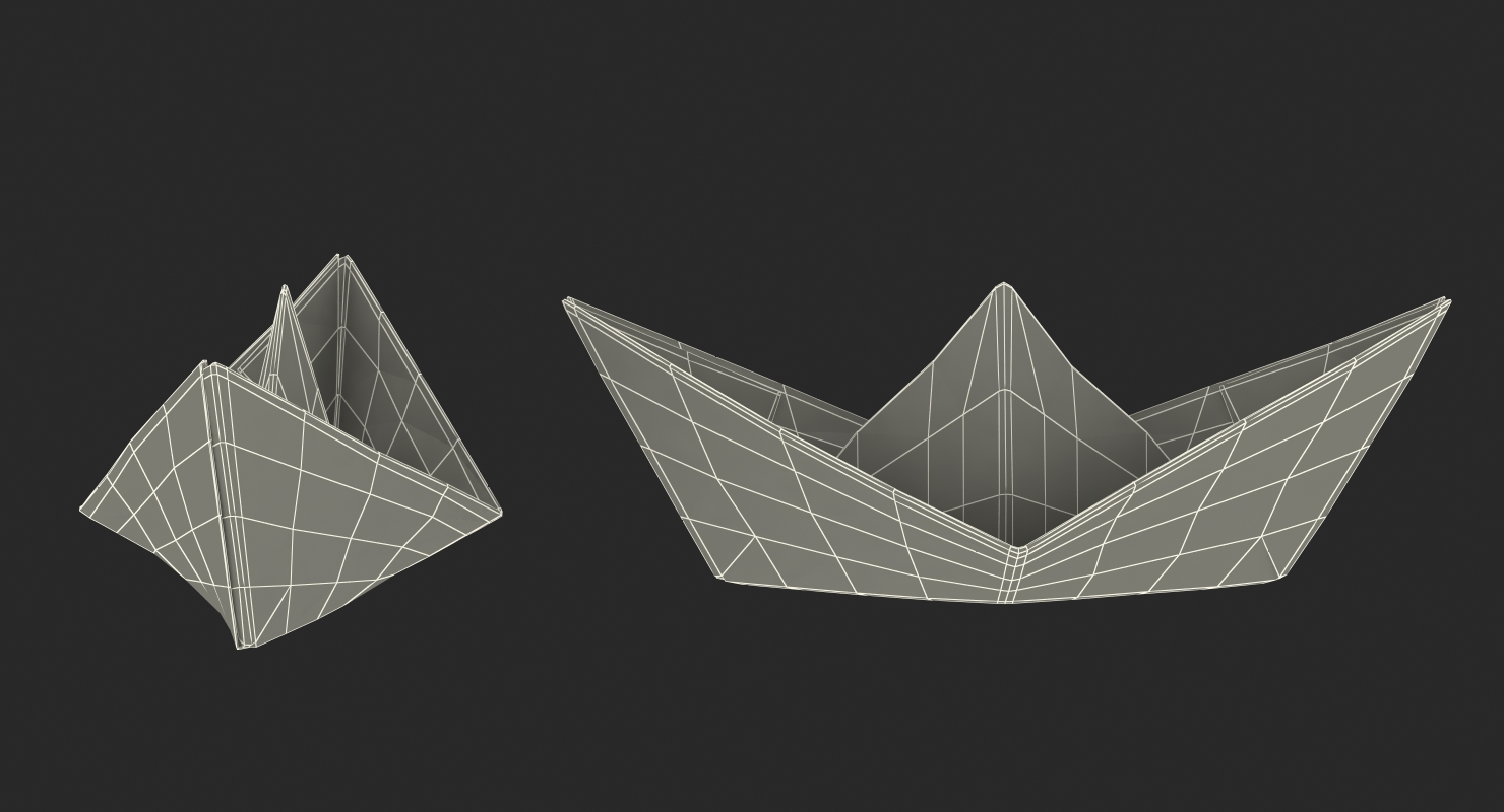 3D model Paper Boat