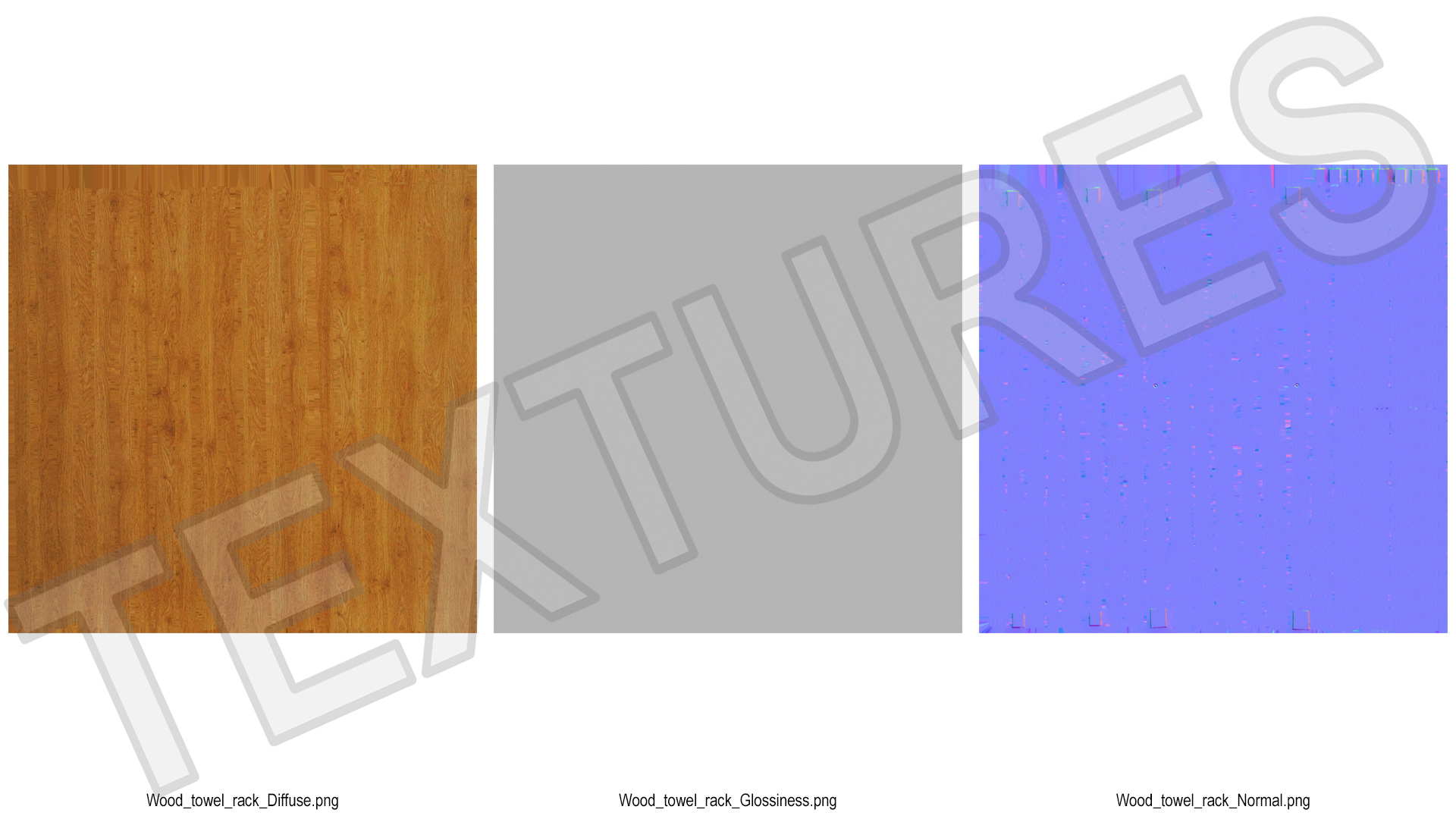 3D Freestanding Folding Wood Towel Rail