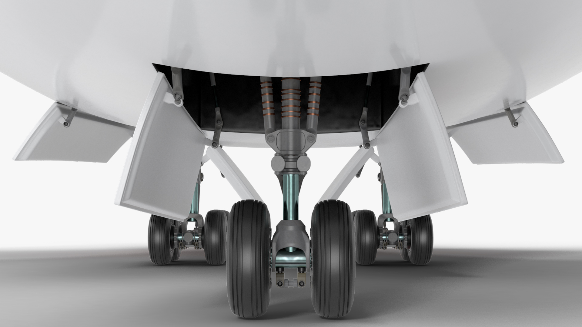 3D Ecological Aircraft Blended-Wing Body Rigged for Cinema 4D model