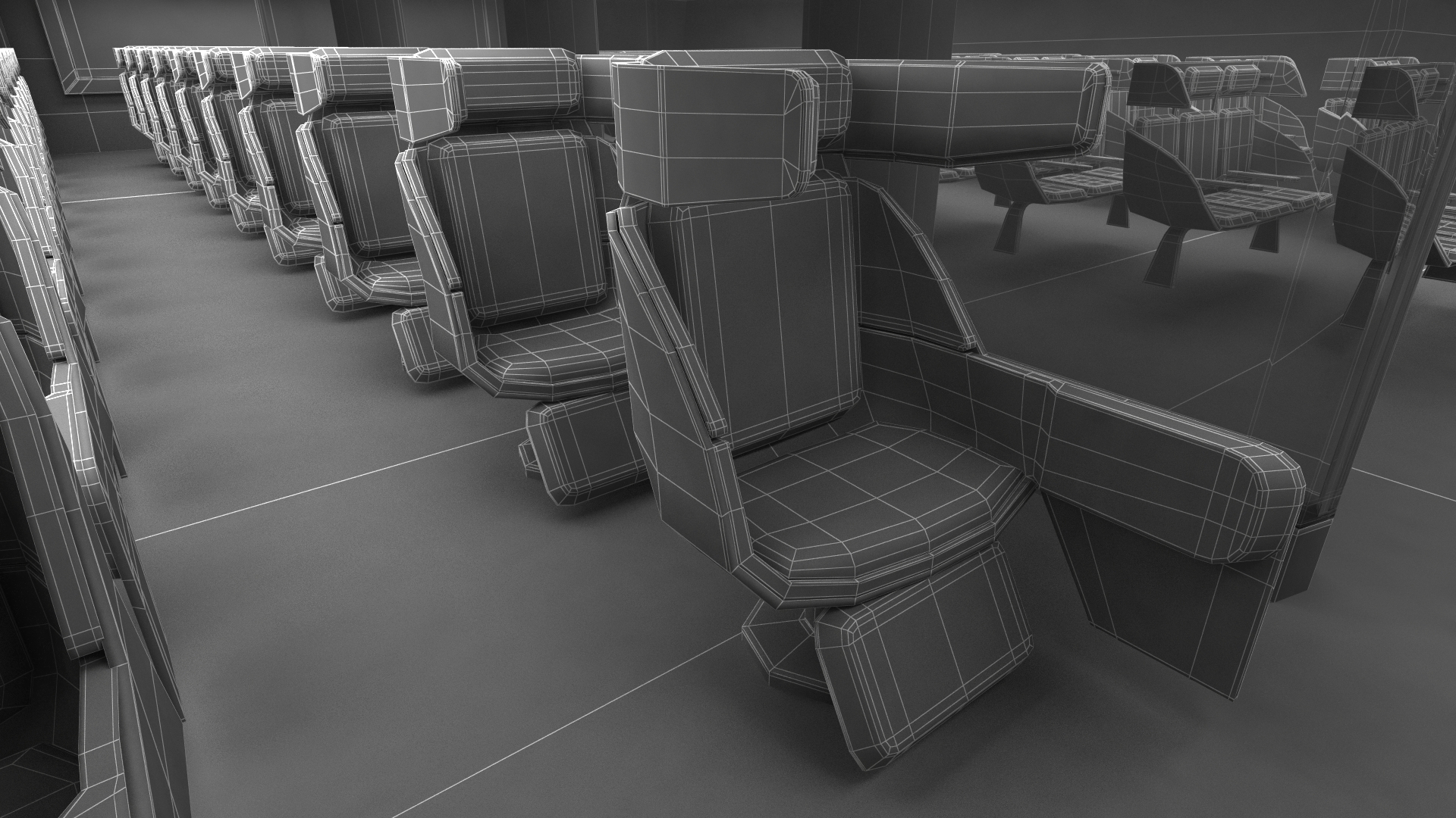 3D Ecological Aircraft Blended-Wing Body Rigged for Cinema 4D model