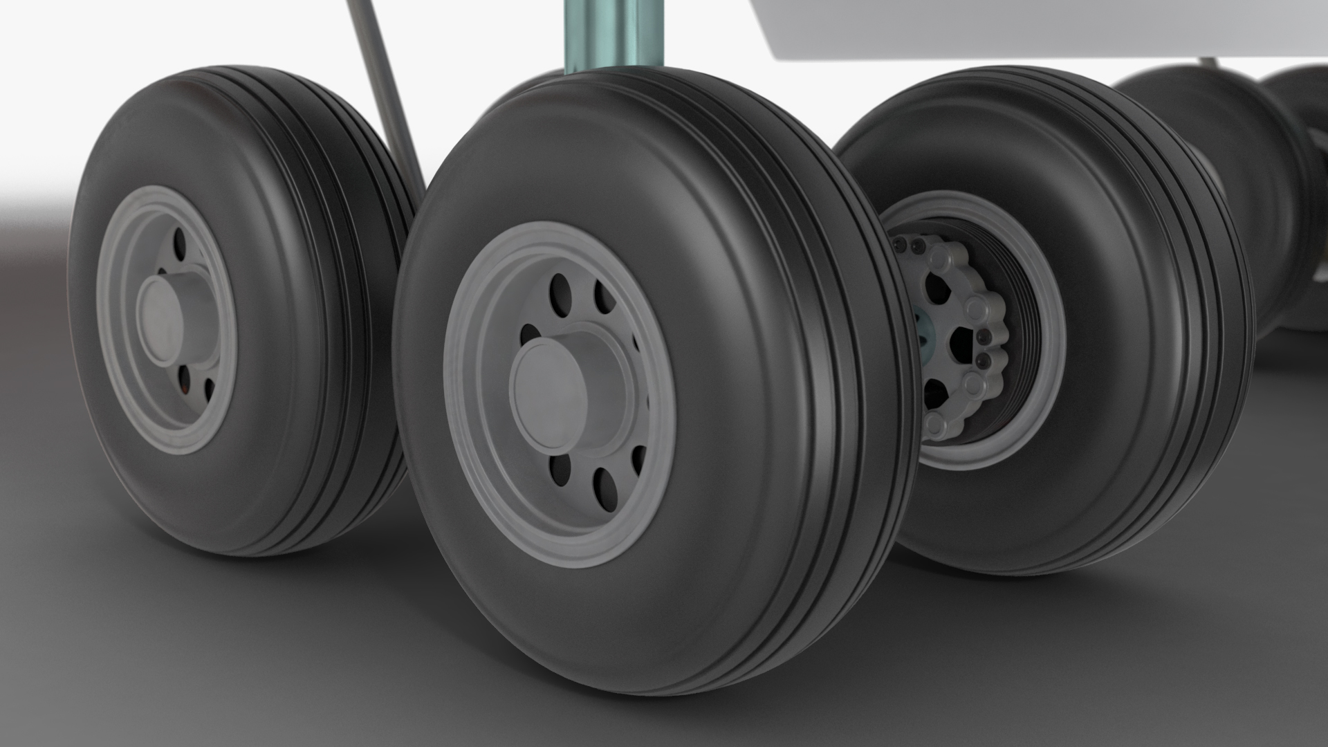 3D Ecological Aircraft Blended-Wing Body Rigged for Cinema 4D model