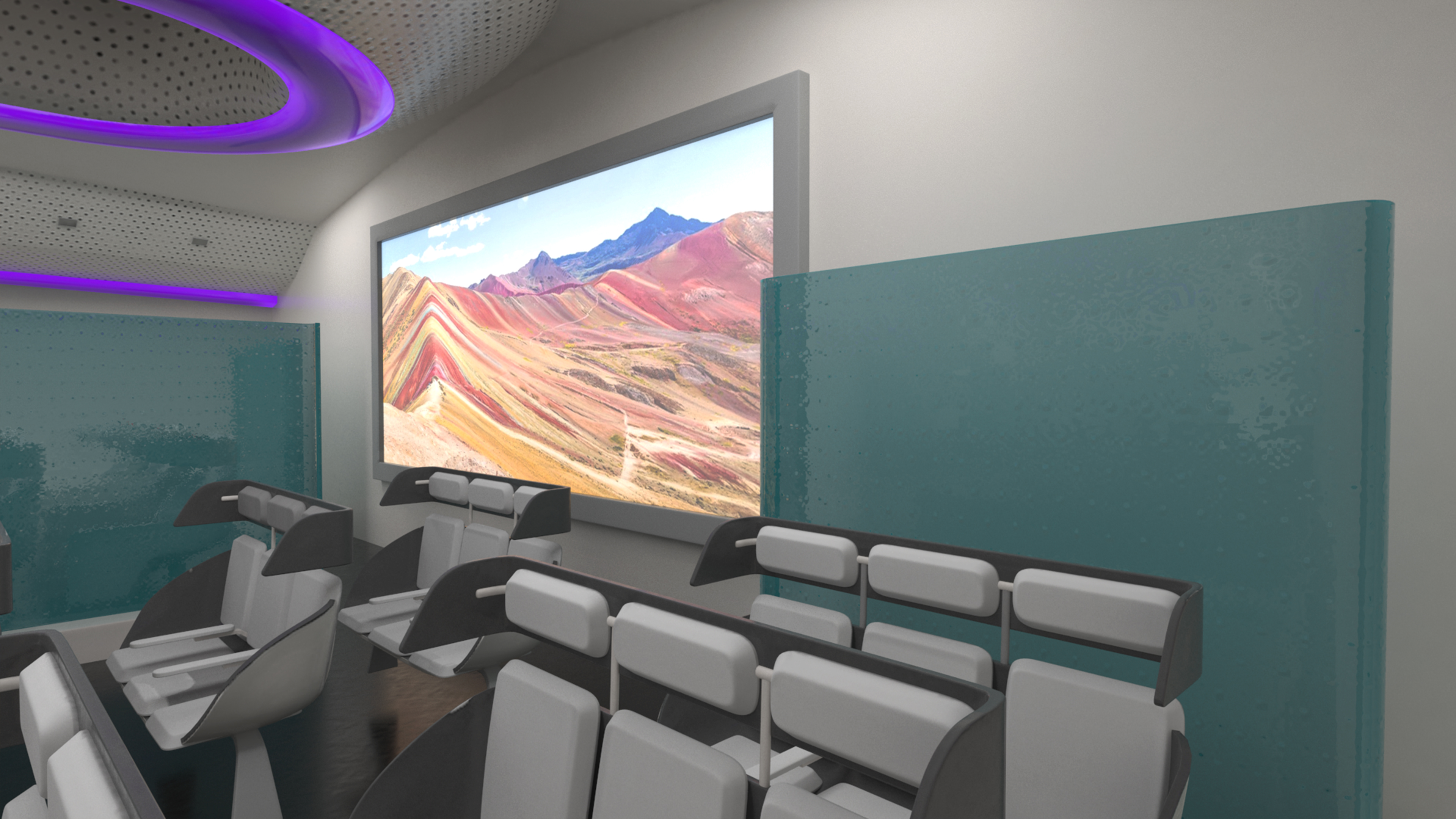 3D Ecological Aircraft Blended-Wing Body Rigged for Cinema 4D model