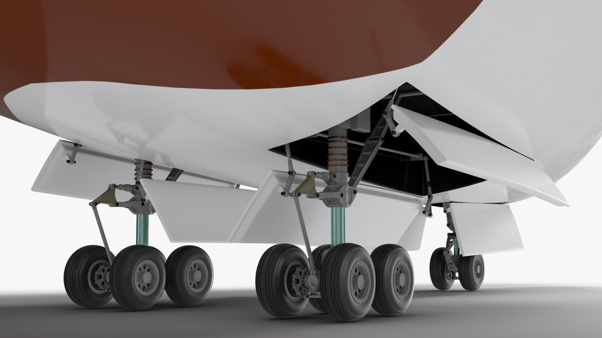 3D Ecological Aircraft Blended-Wing Body Rigged for Cinema 4D model