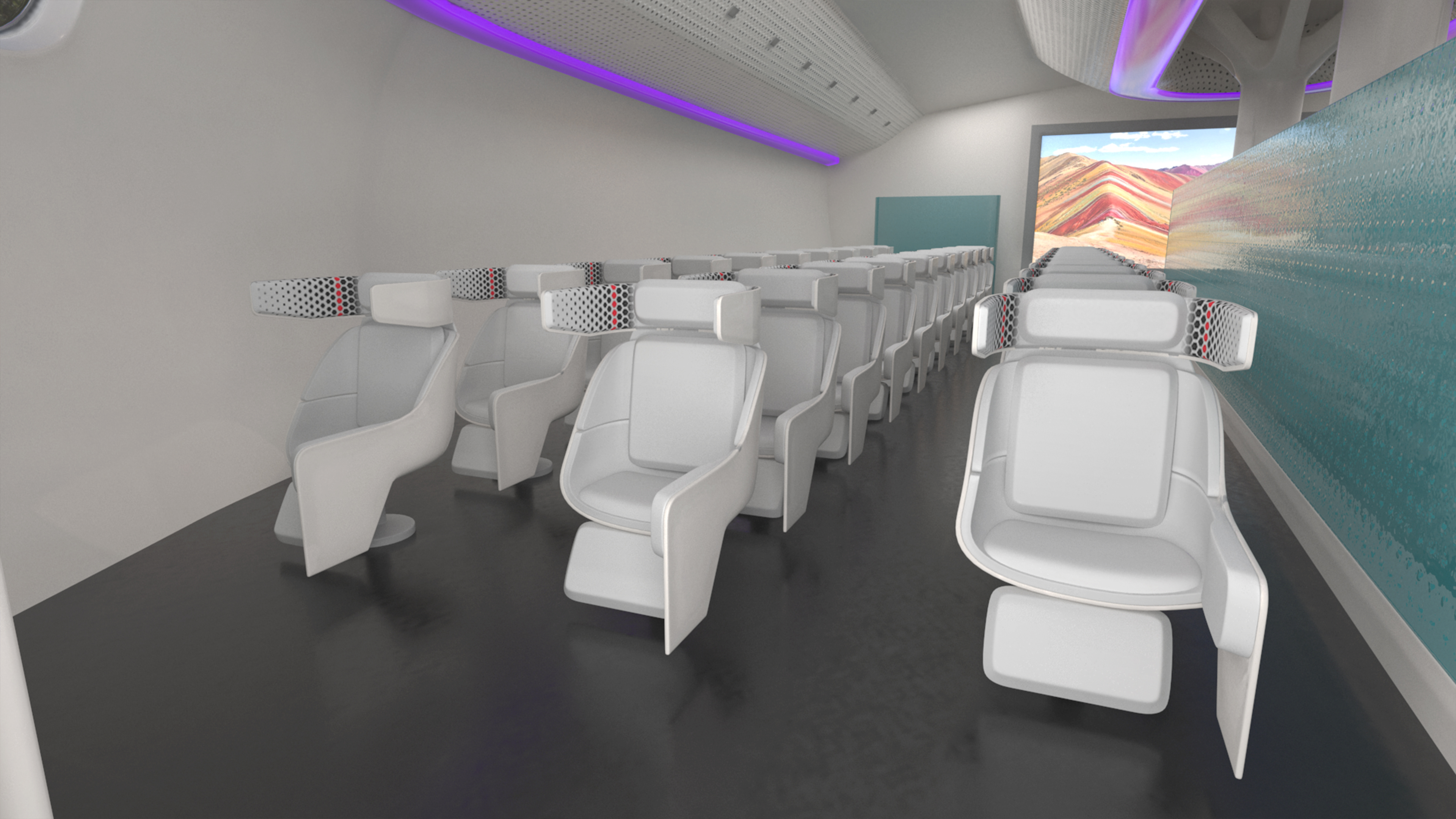 3D Ecological Aircraft Blended-Wing Body Rigged for Cinema 4D model