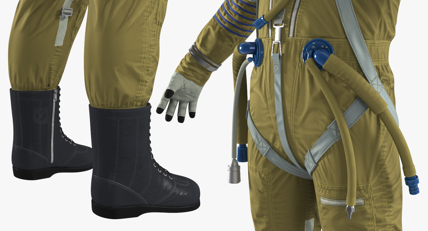 USSR Space Suit Strizh with SK 1 Helmet 3D model