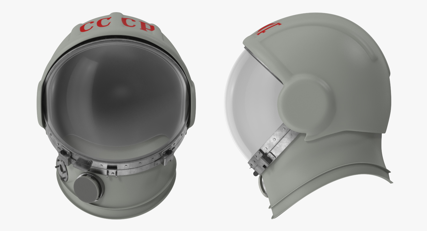 USSR Space Suit Strizh with SK 1 Helmet 3D model