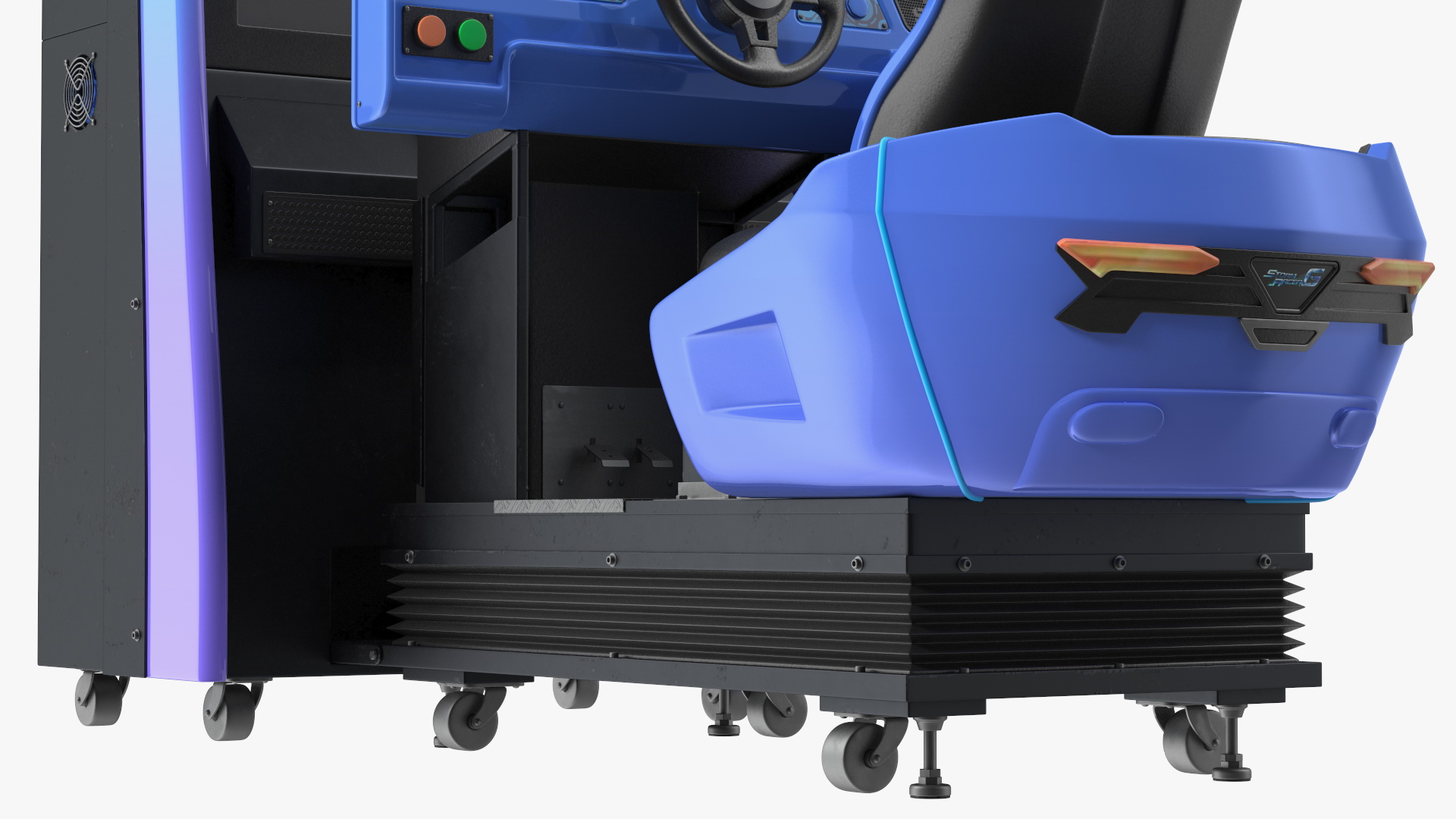 Storm Racer G Motion Deluxe Driving Arcade Machine Off 3D model