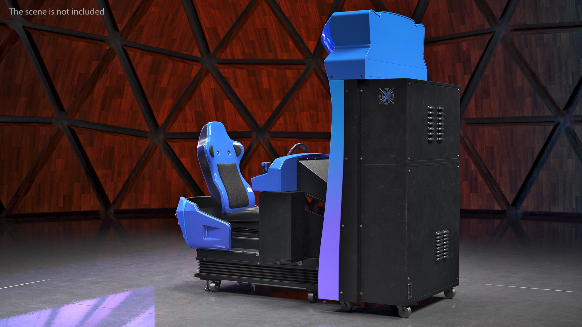 Storm Racer G Motion Deluxe Driving Arcade Machine Off 3D model