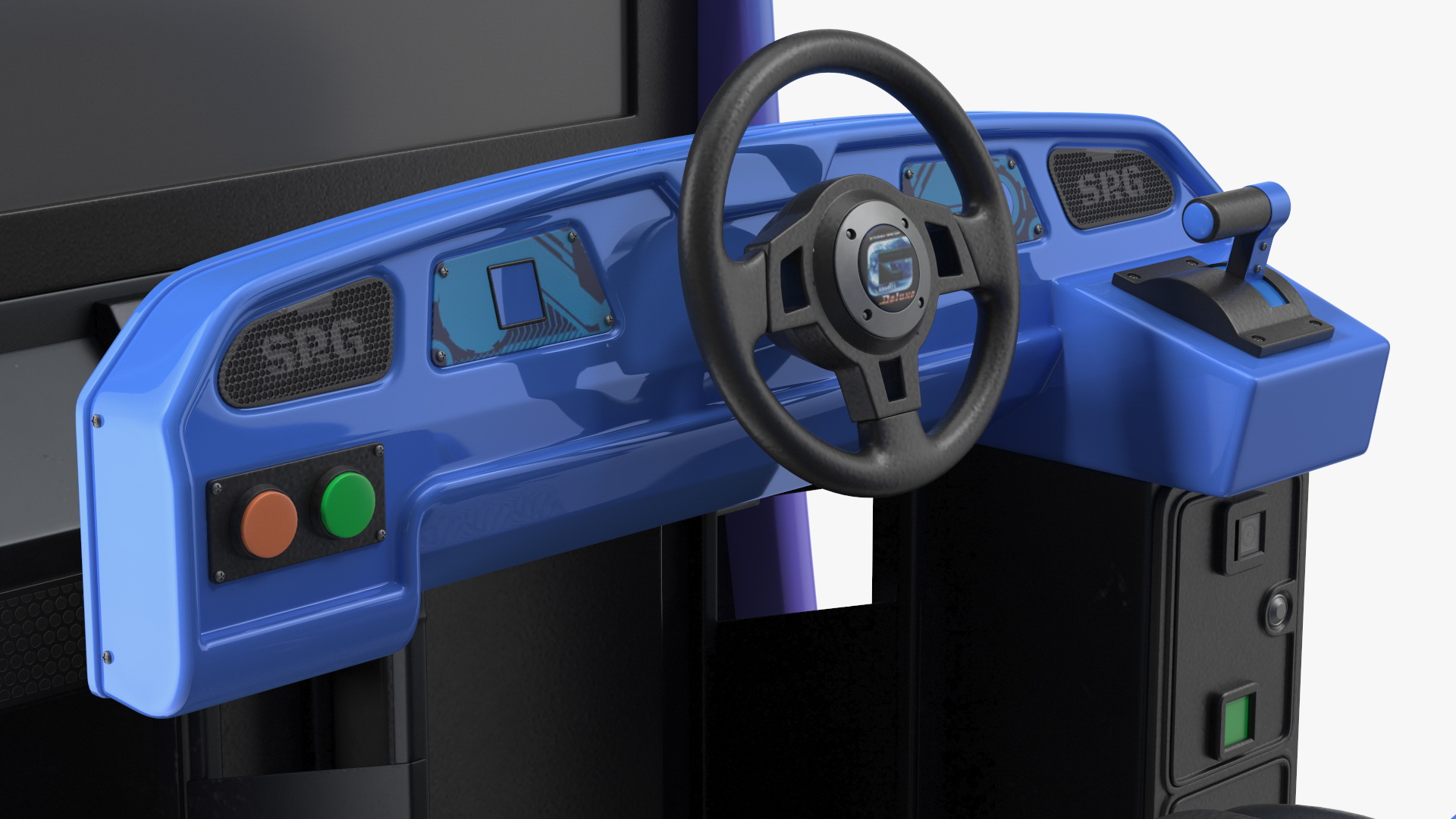 Storm Racer G Motion Deluxe Driving Arcade Machine Off 3D model