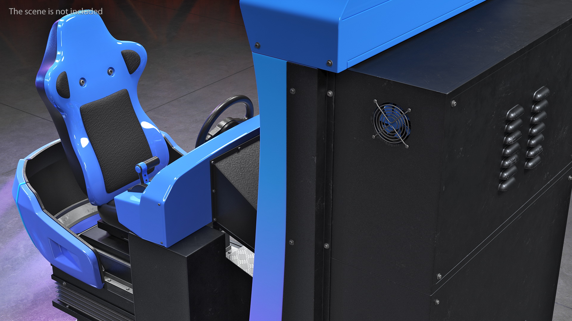 Storm Racer G Motion Deluxe Driving Arcade Machine Off 3D model