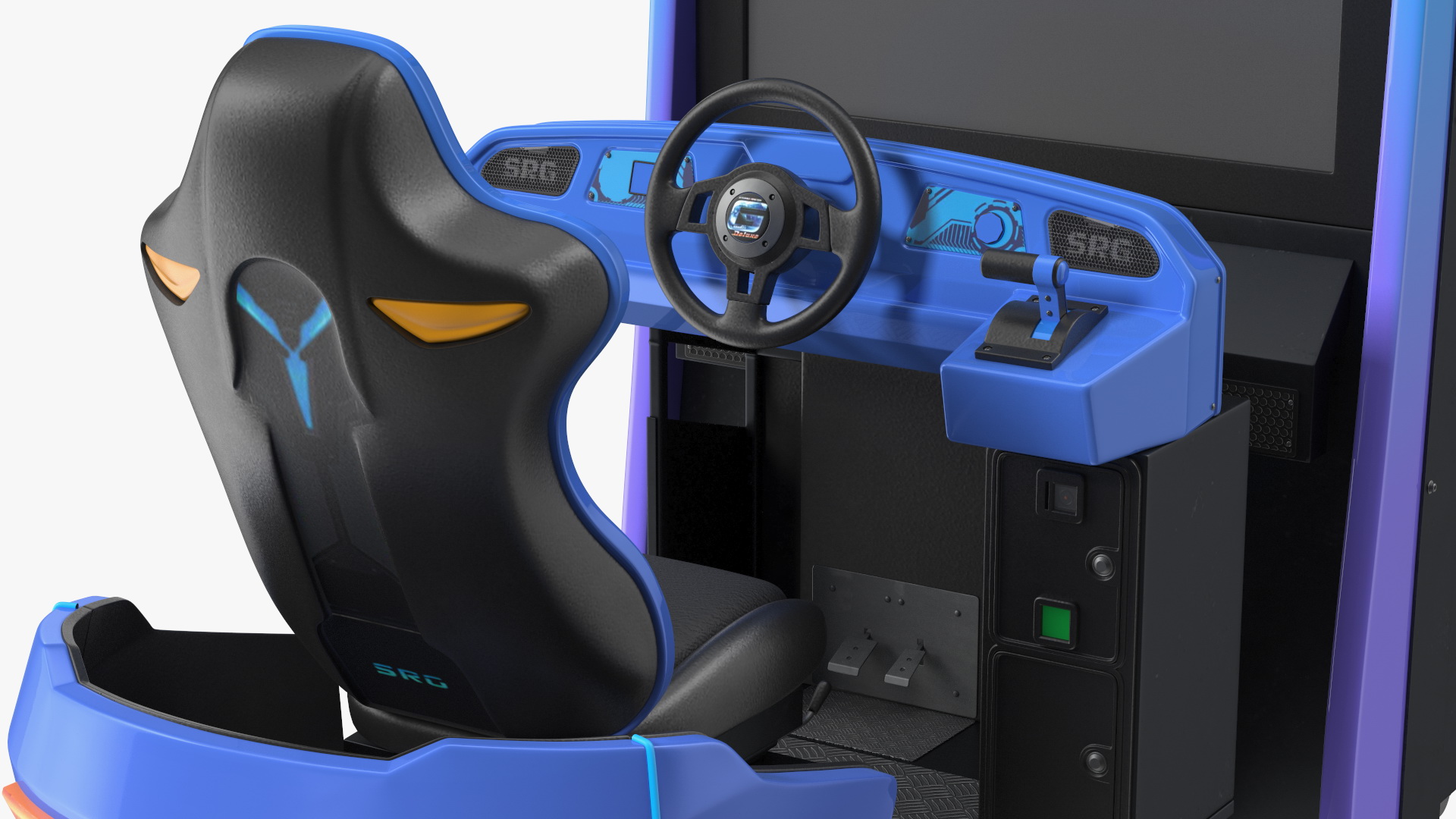 Storm Racer G Motion Deluxe Driving Arcade Machine Off 3D model