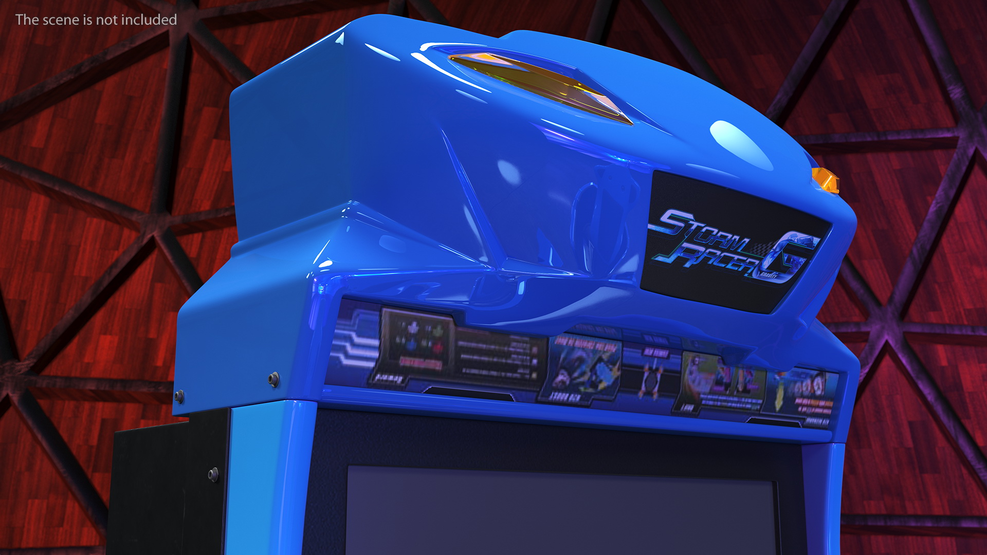 Storm Racer G Motion Deluxe Driving Arcade Machine Off 3D model