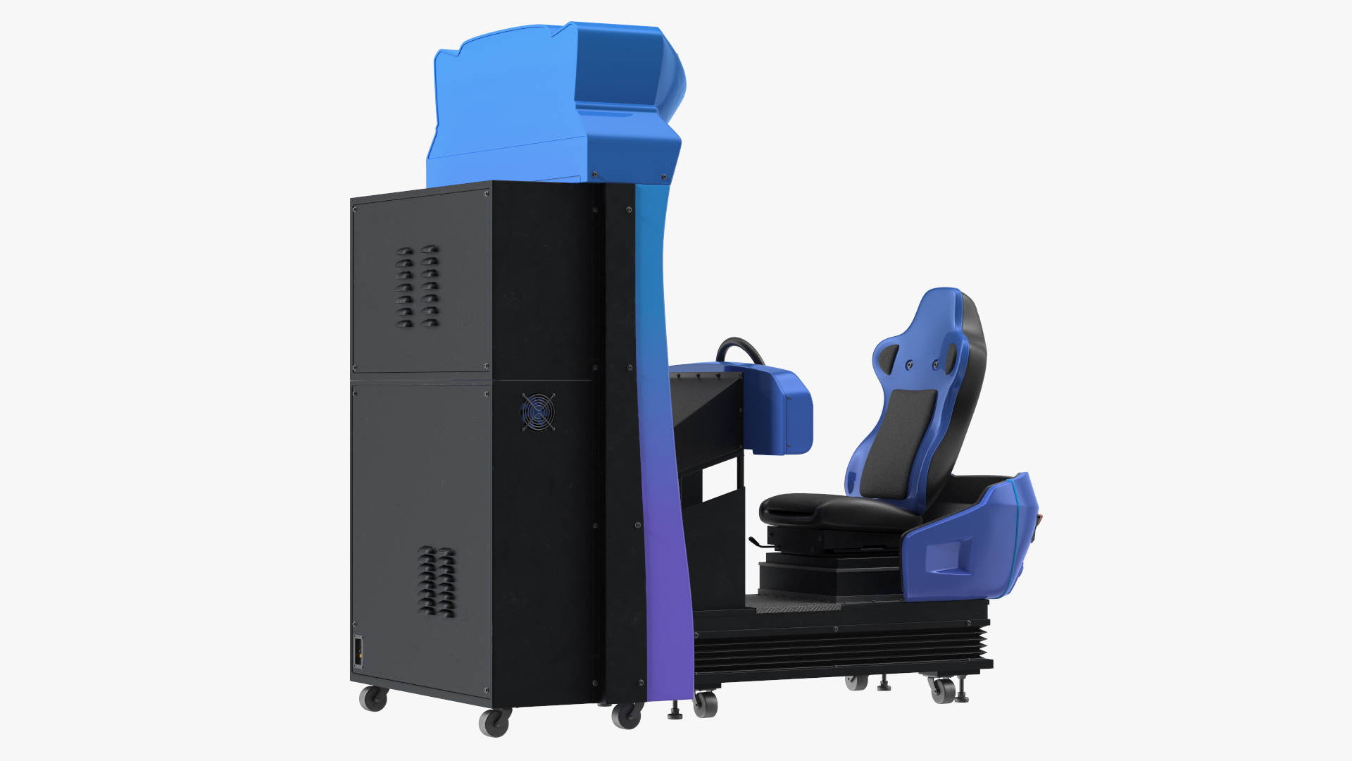 Storm Racer G Motion Deluxe Driving Arcade Machine Off 3D model