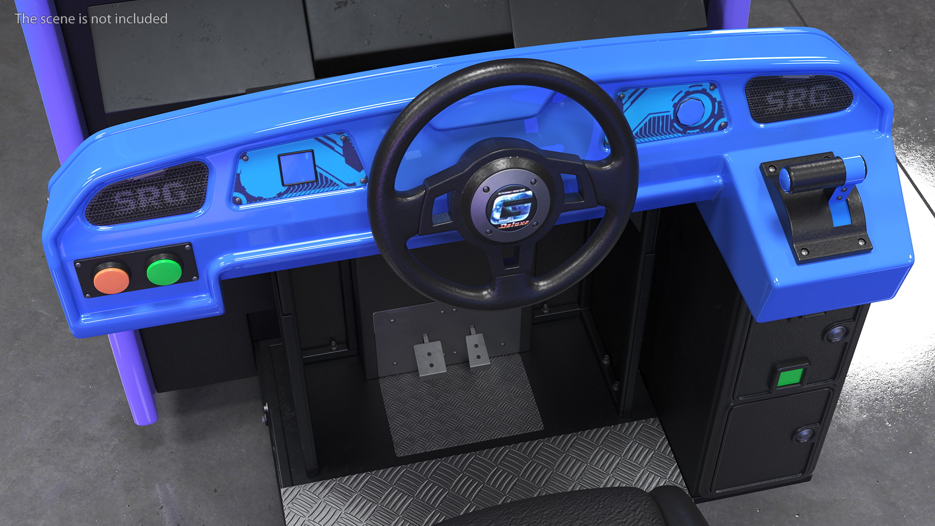 Storm Racer G Motion Deluxe Driving Arcade Machine Off 3D model
