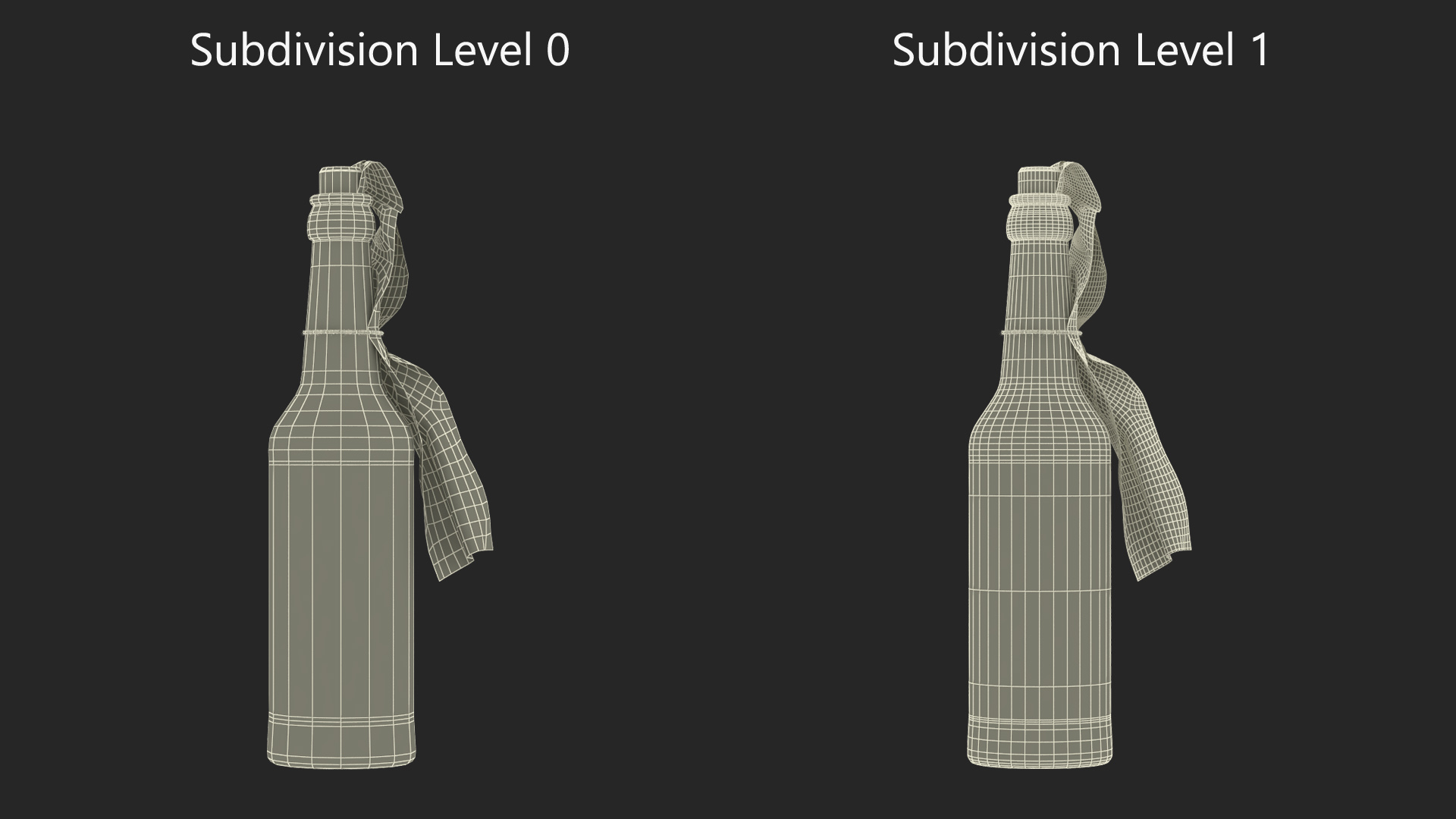 3D model Molotov Cocktail Fur