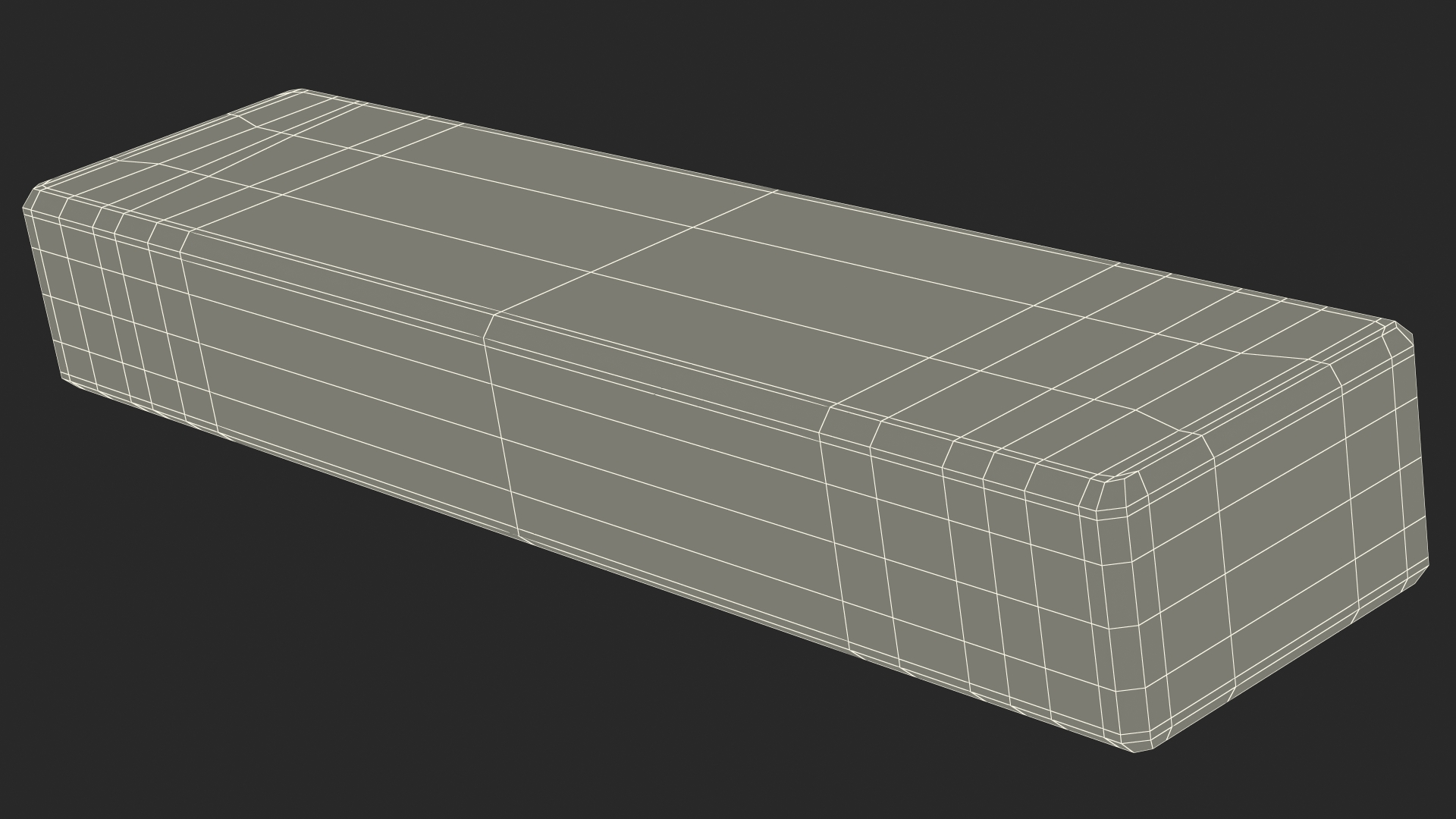 3D model Rectangle Bar Magnet