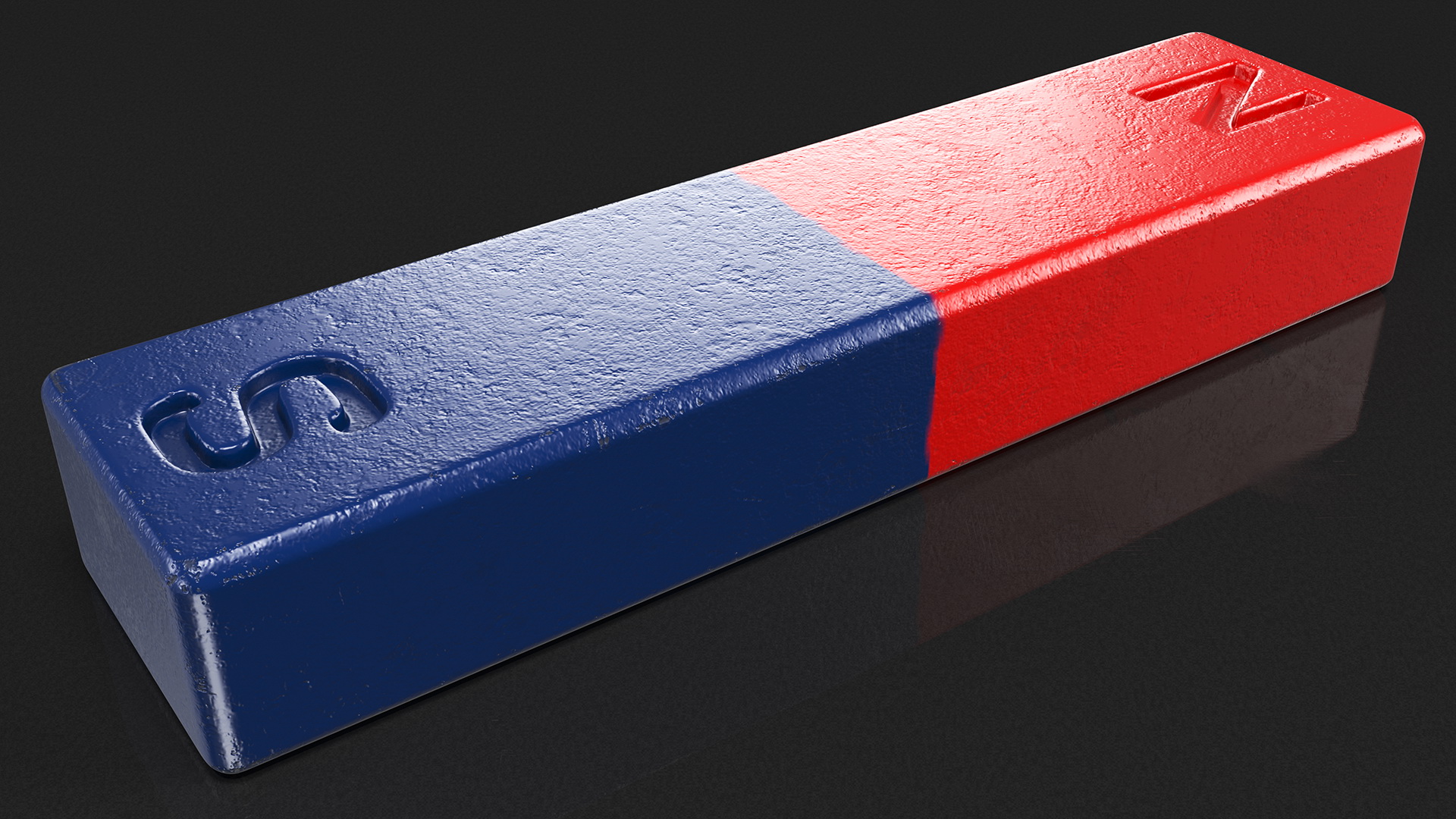 3D model Rectangle Bar Magnet