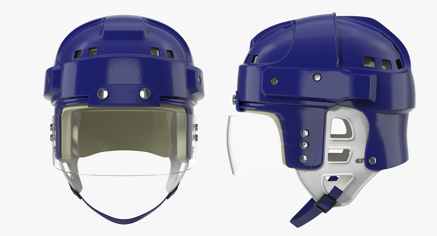 Vintage Hockey Helmet Generic 3D model
