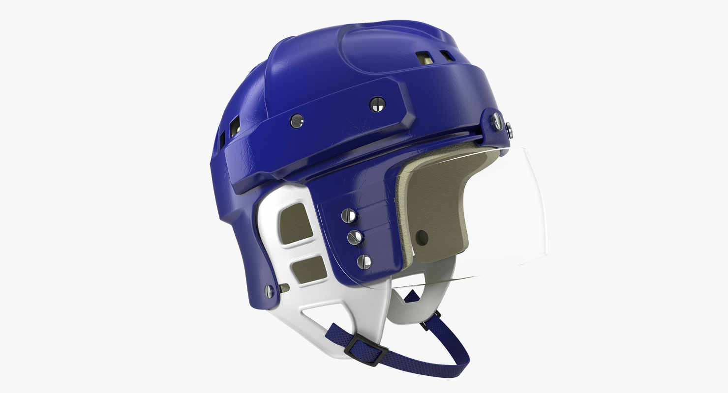 Vintage Hockey Helmet Generic 3D model