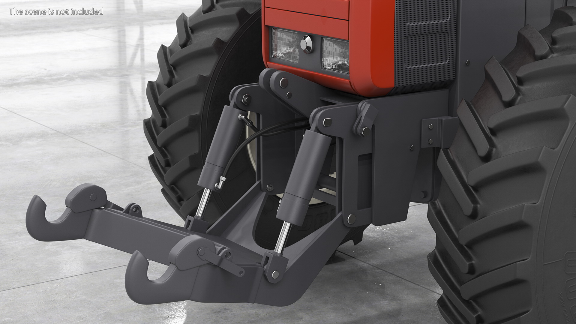 Wheel Tractor Clean 3D model