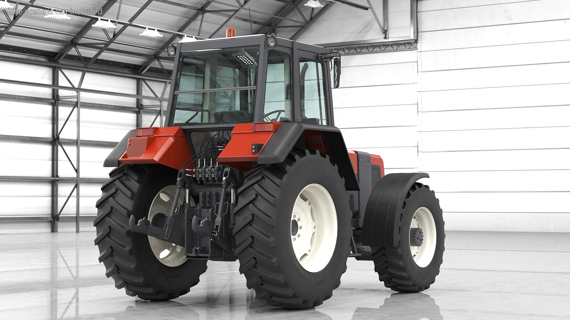Wheel Tractor Clean 3D model
