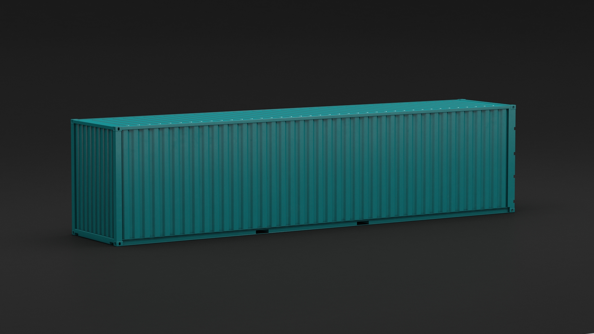 Container Office Green 3D