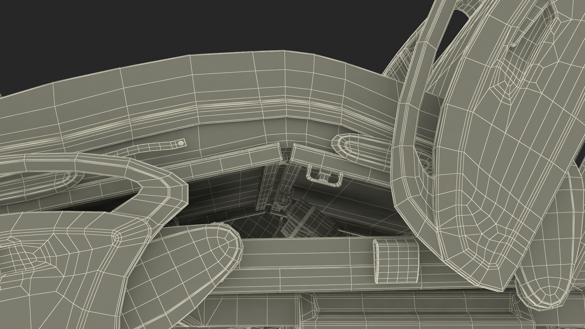 Smart Medical Bed Fowlers Position 3D model