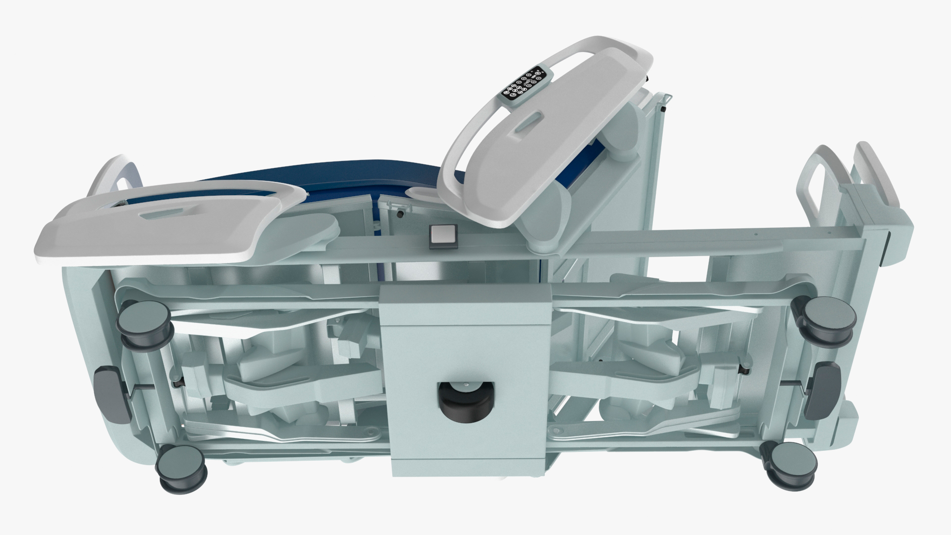 Smart Medical Bed Fowlers Position 3D model