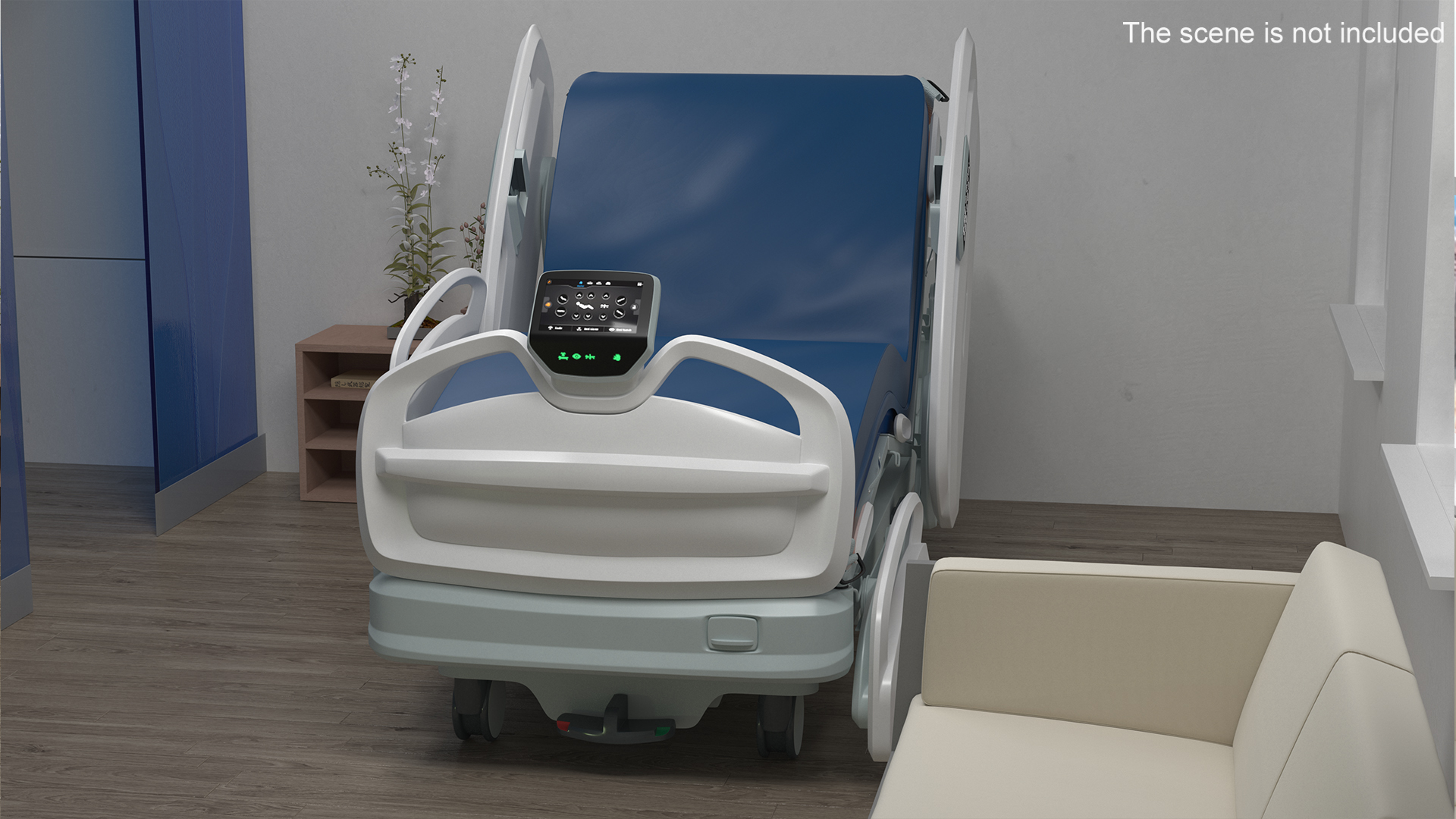 Smart Medical Bed Fowlers Position 3D model