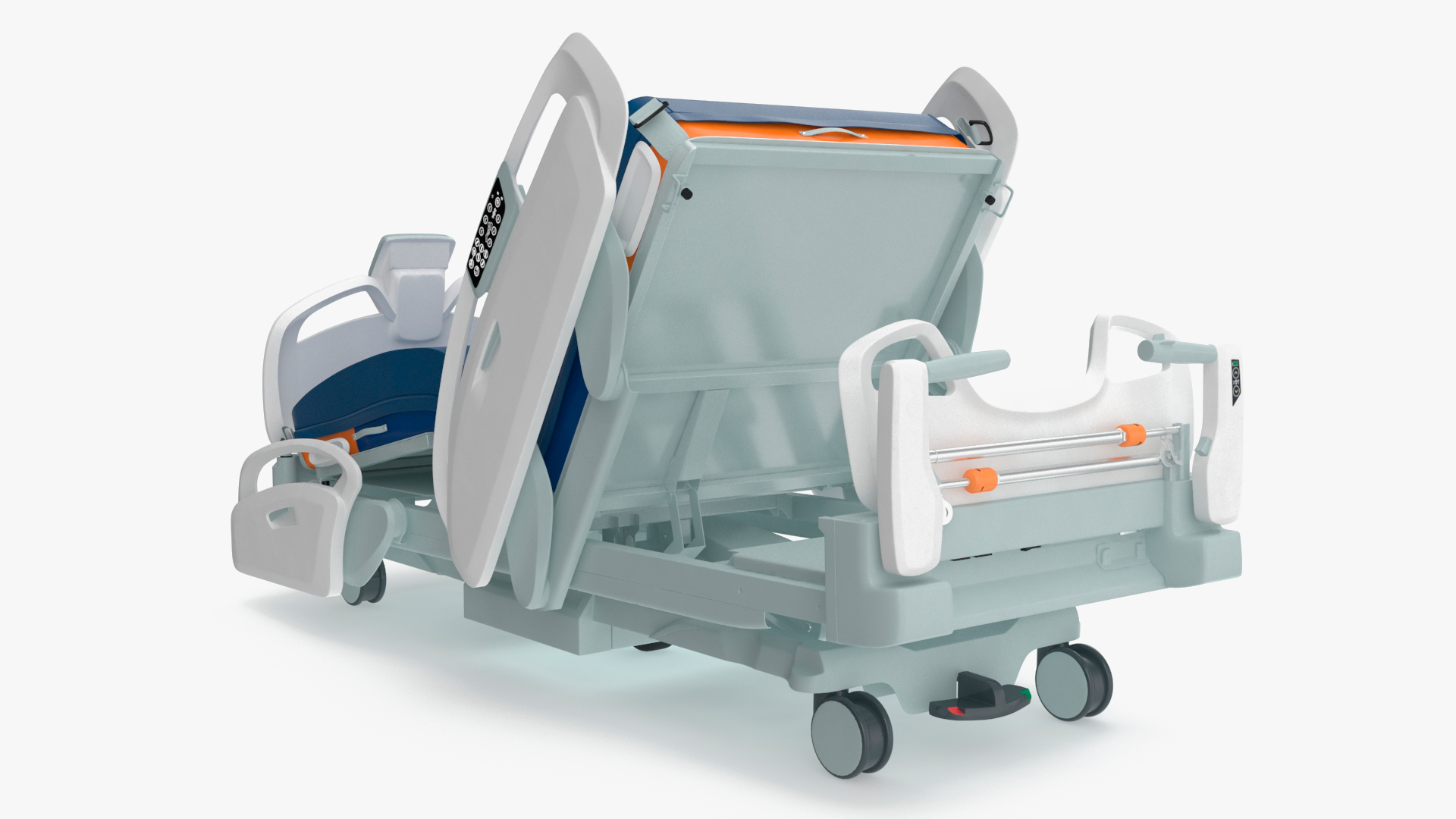 Smart Medical Bed Fowlers Position 3D model