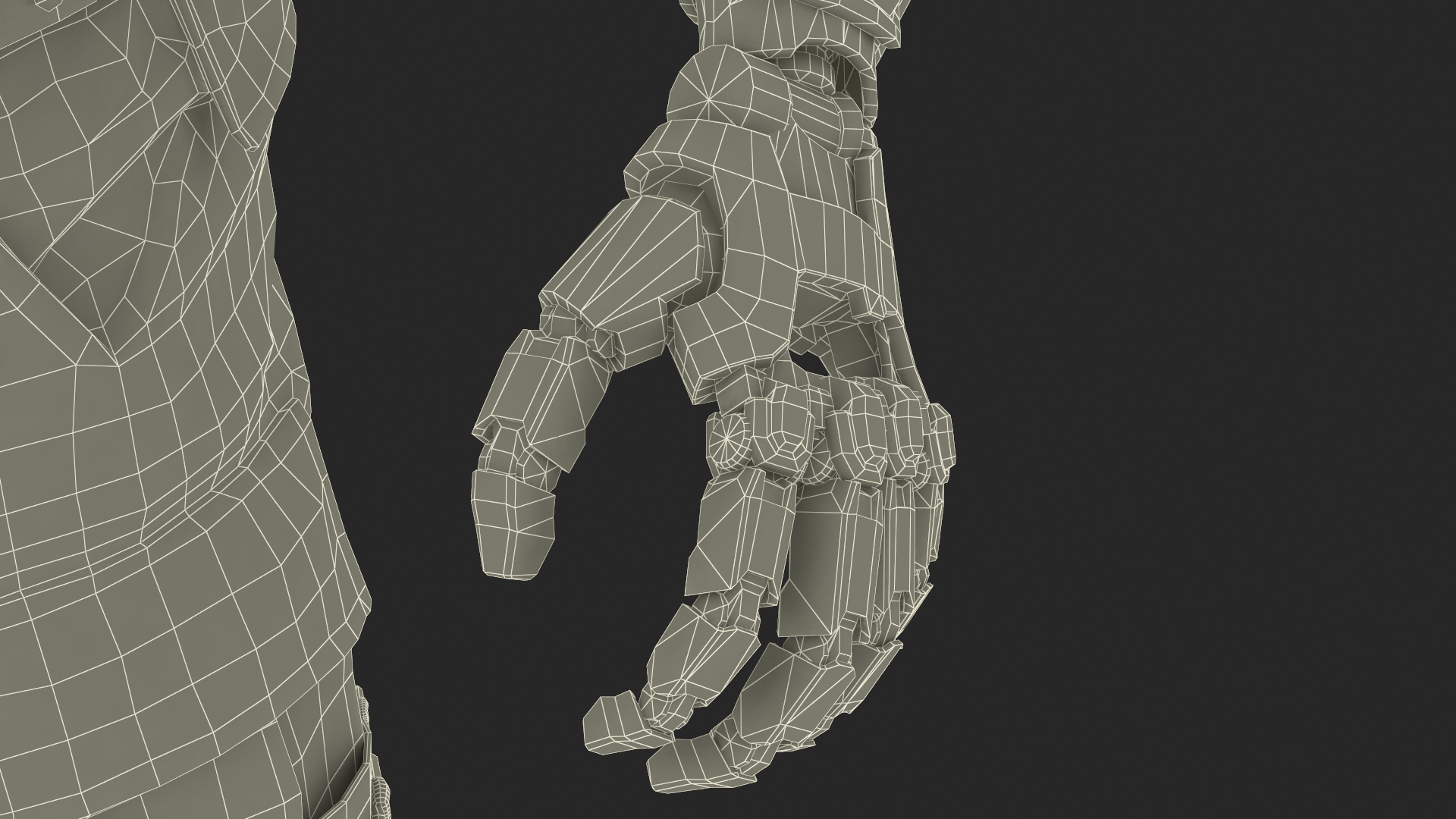 3D Cyberpunk 2077 Geralt Character Rigged model