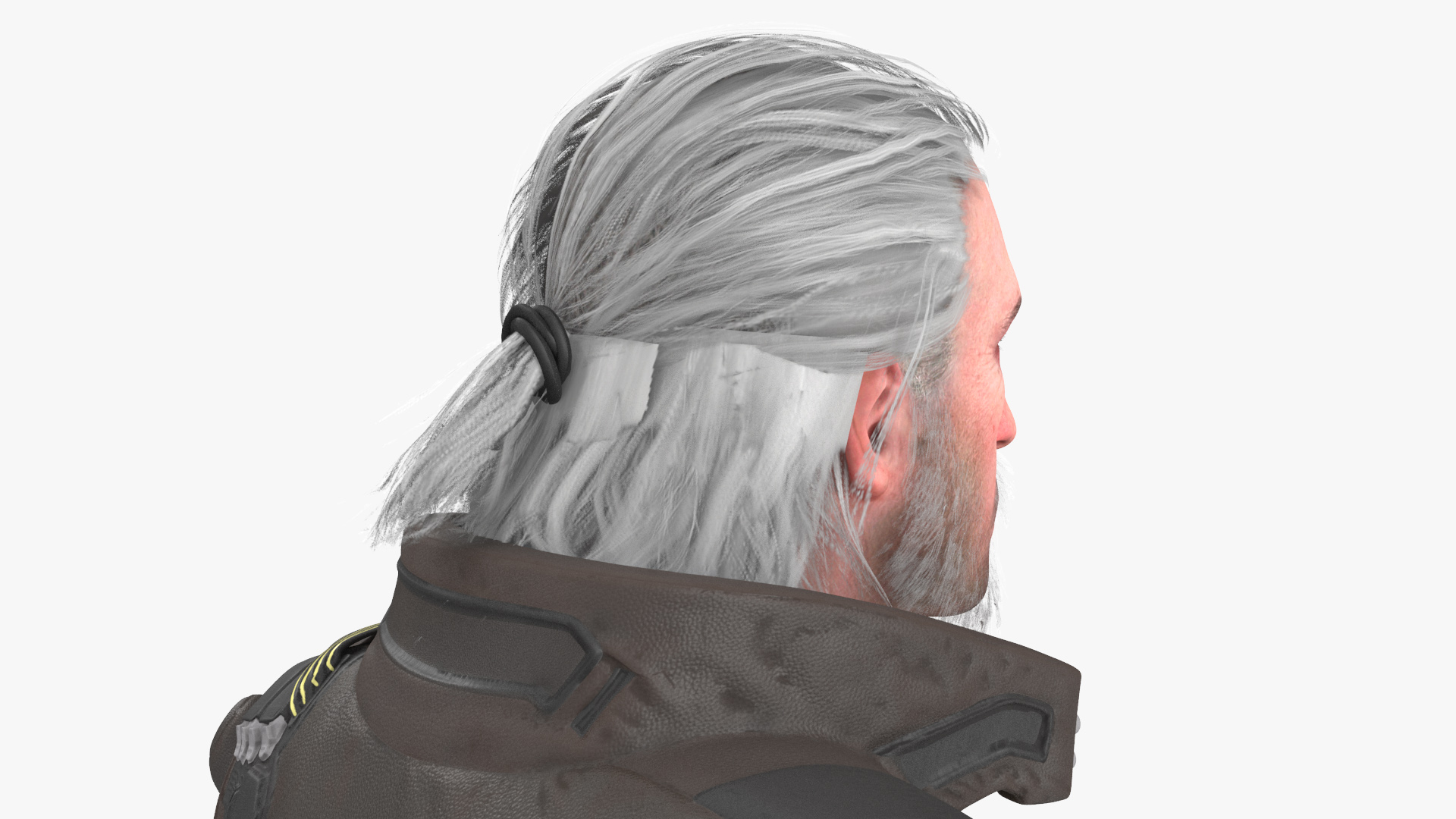 3D Cyberpunk 2077 Geralt Character Rigged model