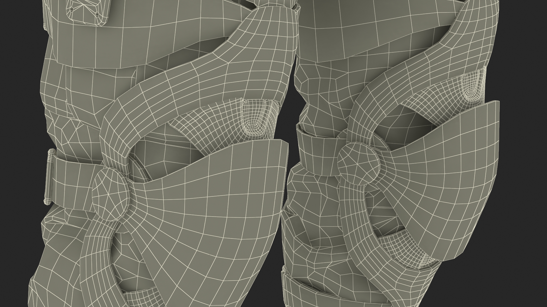 3D Cyberpunk 2077 Geralt Character Rigged model